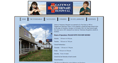 Desktop Screenshot of gatewayvet.net